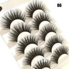 Load image into Gallery viewer, 5 Pairs 2 Styles 3D  Fluffy Wispy Thick Lashes