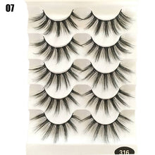 Load image into Gallery viewer, 5 Pairs 2 Styles 3D  Fluffy Wispy Thick Lashes