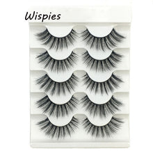Load image into Gallery viewer, 5 Pairs 2 Styles 3D  Fluffy Wispy Thick Lashes