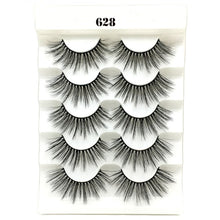 Load image into Gallery viewer, 5 Pairs 2 Styles 3D  Fluffy Wispy Thick Lashes