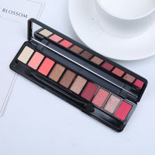 Load image into Gallery viewer, 10 Colors Geometric Matte Glitter Palette