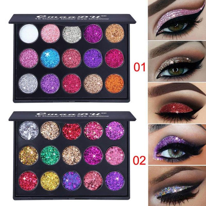 15 Color Glitter Eye Shadow Palette