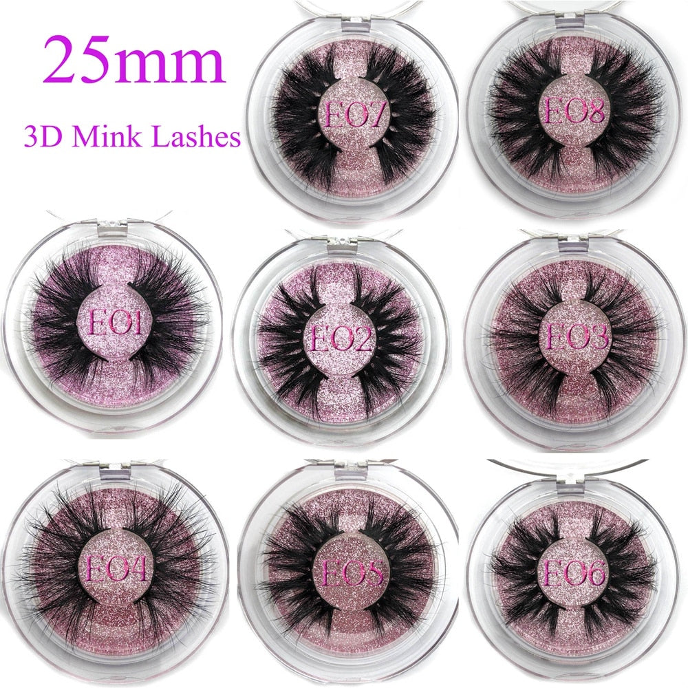 Thick Strip 25mm 3D Mink Lashes
