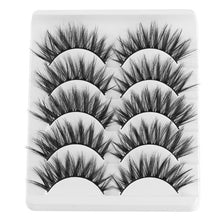 Load image into Gallery viewer, 5 Pairs 2 Styles 3D  Fluffy Wispy Thick Lashes