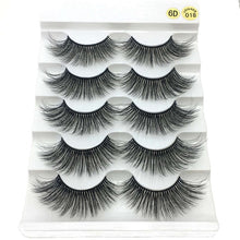 Load image into Gallery viewer, 5 Pairs 2 Styles 3D  Fluffy Wispy Thick Lashes