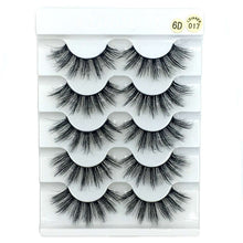 Load image into Gallery viewer, 5 Pairs 2 Styles 3D  Fluffy Wispy Thick Lashes