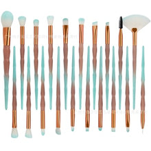 Load image into Gallery viewer, 20Pcs Diamond Makeup Brushes Set